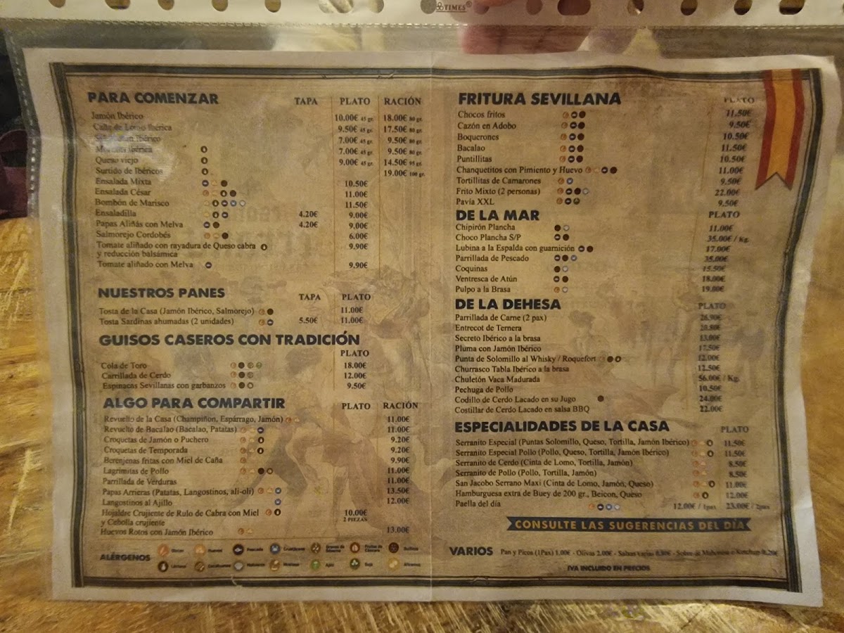 Menu Mesones Del Serranito Arenal-3