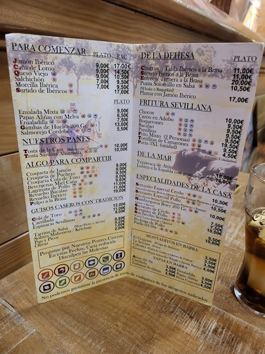 Menu Mesones Del Serranito Arenal-6
